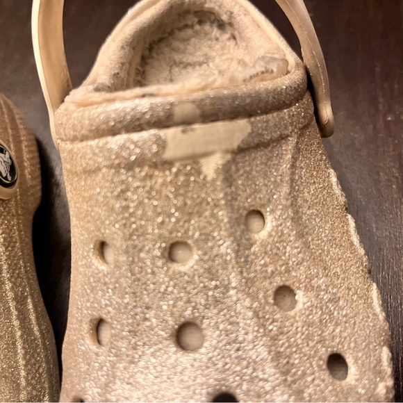 Crocs Kids Classic Clog - glitter beige - Picture 6 of 10